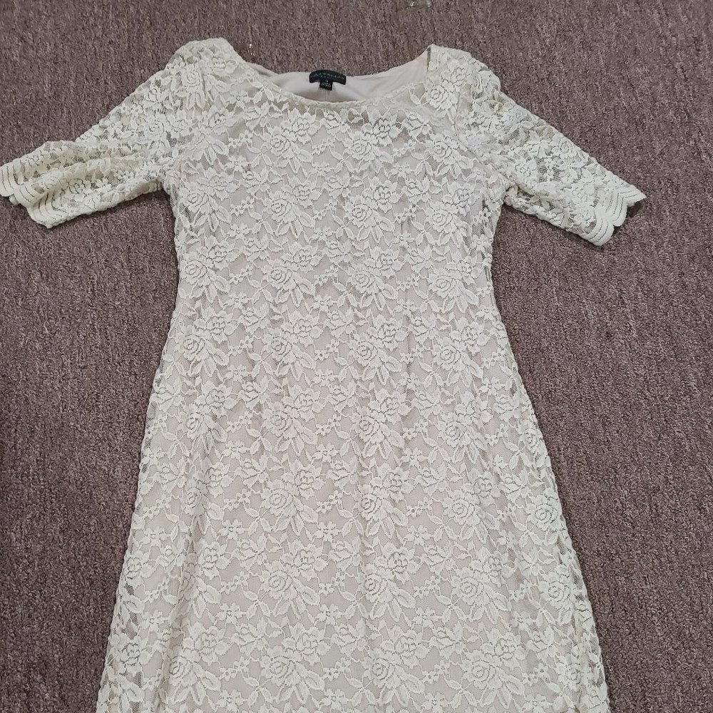 Cream Lace dress